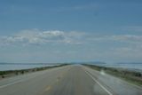 La route menant à Antelope Island
