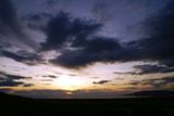 Coucher de soleil sur le Grand Lac Salé