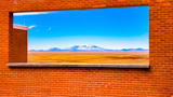 San Francisco Mountains, vues depuis Meteor Crater