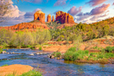 Cathedral Rock, vu de Crescent Moon Ranch