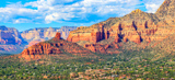 Chimney Rock, vu de Sedona Airport Scenic Lookout