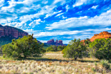 Cathedral Rock, vue de Courthouse Butte Loop