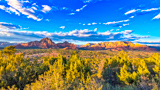 Coucher de Soleil depuis Sedona Airport Scenic Lookout