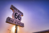 Route 66 End of the Trail Sign