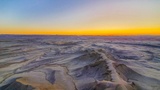 Moonscape Overlook au lever su Soleil
