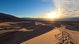 Coucher de Soleil sur Mesquite Flat Sand Dunes
