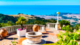 Vue de Hearst Castle