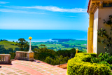 Vue de Hearst Castle