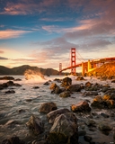 GGB, vu de Marshall's Beach