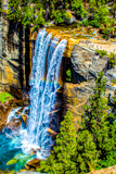 Vernal Fall, vue de John Muir Trail