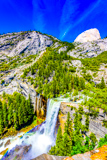 Vernal Fall, vue de John Muir Trail