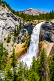 Nevada Fall, vue de John Muir Trail