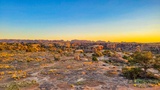 Coucher de Soleil vu de Pothole Point Trail
