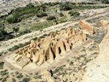 Pueblo del Arroyo vu depuis Alto Pueblo Trail