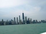 Chicago vu depuis le lac Michigan