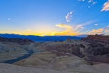 Zabriskie Point au coucher du Soleil