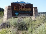 Entrée de El Malpais NM