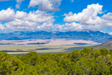 Vue du parking de Zapata Falls Trail