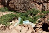 Vue du haut de Havasu Falls
