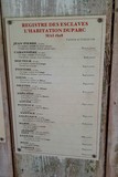 Registre des esclaves