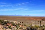Les San Francisco Mountains, au pied de Flagstaff, vues depuis le bord de Meteor Crater