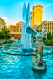 Fontaine devant le Caesars Palace
