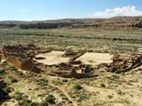 Pueblo Bonito vu depuis Alto Pueblo Trail