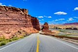 La route UT95 près de Hite Overlook