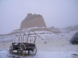 Chariot devant Eagle Rock