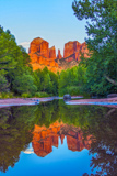 Cathedral Rock, vu de Crescent Moon Ranch