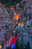 Seven Falls vu de Eagle's Nest