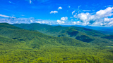 Vue du sommet de Old Rag Mountain