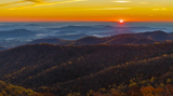 Lever de Soleil vu depuis Buck Hollow Overlook