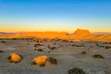 Factory Butte vue de Moonscape Overlook