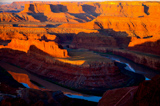 Dead Horse Point Overlook au lever du Soleil