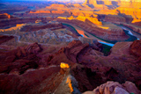 Dead Horse Point Overlook au lever du Soleil