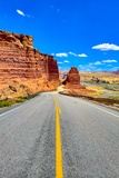 La route UT95 pr&egrave;s de Hite Overlook