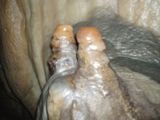 Une formation dans la grotte