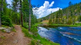 Monument Geyser Basin Trail