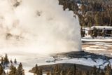 Old Faithful Geyser depuis Observation Point