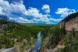 Vue de Gibbon Falls
