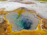 Pool devant Rusty Geyser