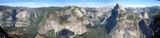 Yosemite vu de Glacier Point
