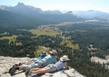 Vue du sommet de Lembert Dome