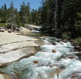 En haut de Nevada Falls
