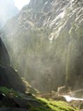 Descente le long de Vernal Falls