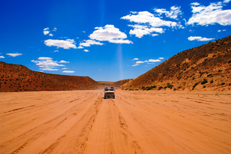 En route pour Upper Antelope Canyon