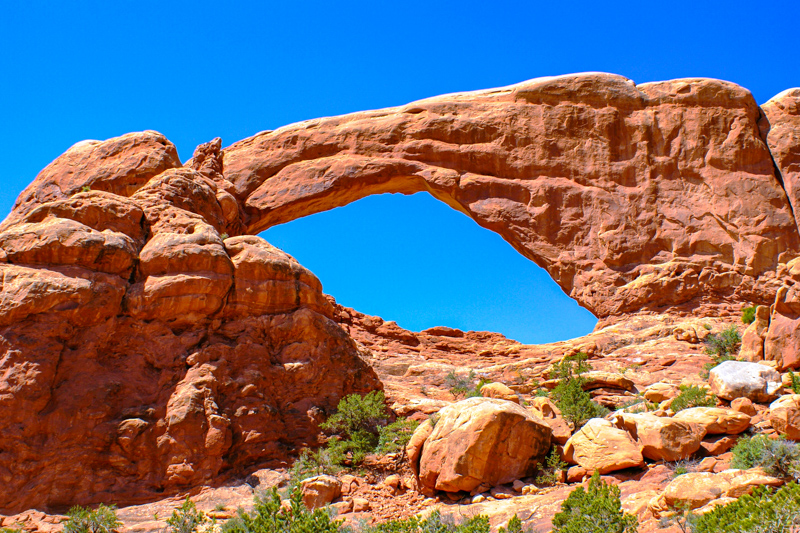 South Window (vue de Primitive Loop Trail)