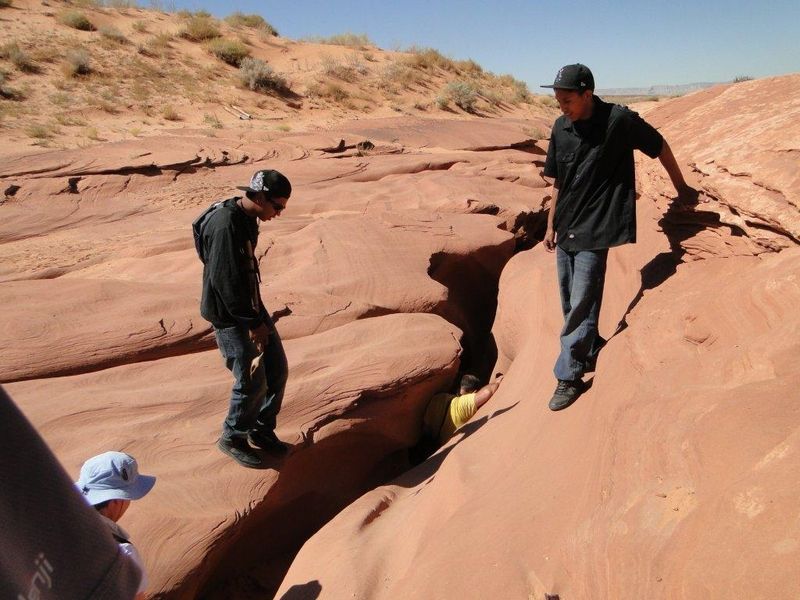 Sortie de Lower Antelope Canyon