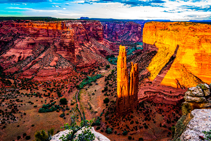Spider Rock Overlook
